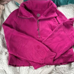 lululemon athletica Pink Half-Zip Sweatshirt